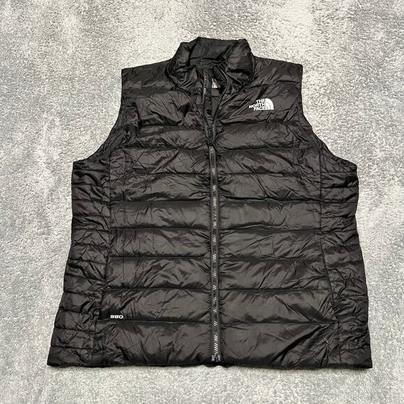 The North Face Jackets & Blazers - The North Face 550 Goose Down Puffer Vest Women XXL Black Jacket Coat ***